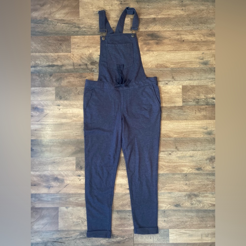 Bluespice women's blue canva-type fabric jumpsuit Size S
